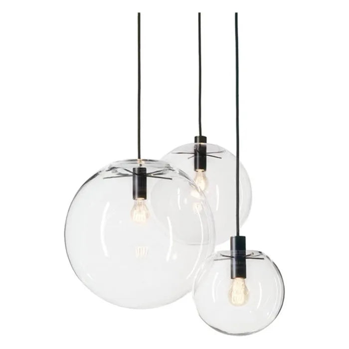 Globe Modern Style Pendant Lighting Fixture Globe Glass Pendant Light for Dining Room Hanging Light
