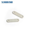 TS-K350 Wood Frame Flat Straight Corner Brace Plates Metal Joining Plate Connector Hardware Bracket with Fixing Screws