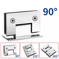 Heavy-duty 316 Stainless Steel Glass Door Hinges Used As Fixing Clips for the Glass Shower Wall Suitable for Shower Installation