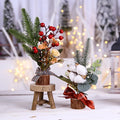 Christmas Home Decoration Simulation Christmas Tree Desktop  Simple Simulation Flower Photo Props Christmas Ornaments