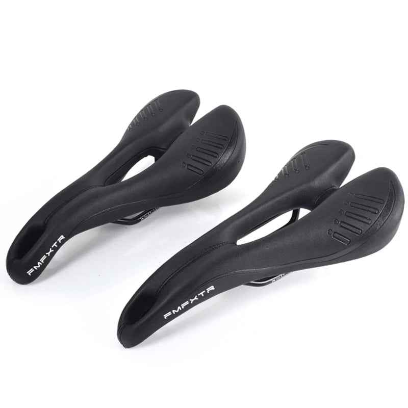 FMFXTRA Breathable Road Racing Bike MTB Saddle Waterproof PU Leather Comfortable Shock Absorbing Foam Sponge Bicycle Saddle