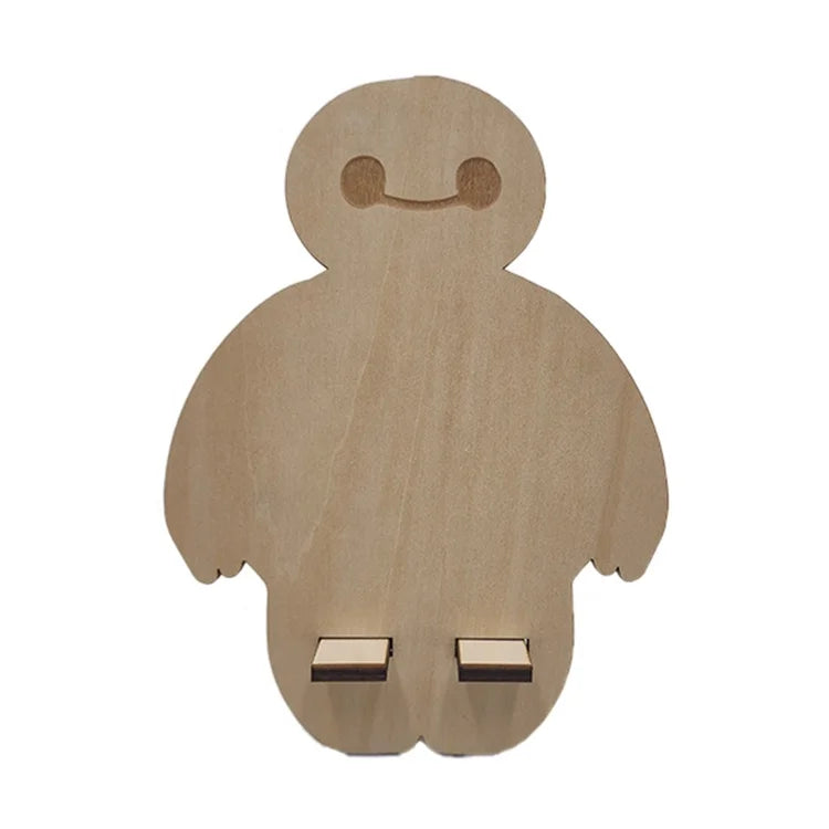 Creative China Animal Shape Universal Cute Wood Animal Wooden Mobile Phone Holder