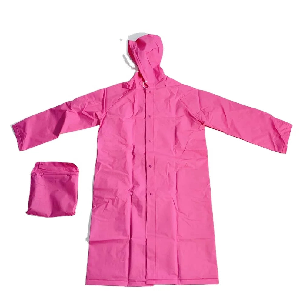 Ovida Yellow Adult Raincoat Waterproof Rain Ponchos for Kids