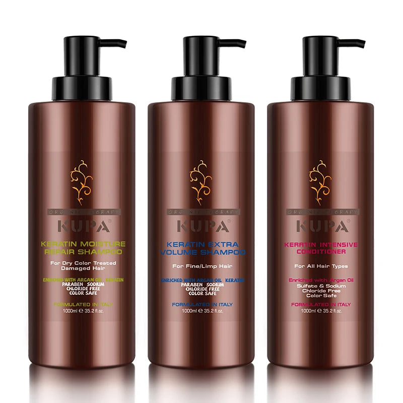KUPA Professional Hair Care Anti-Dandruff Oil Control No Silicone Oil Free Fluffy Keratin Extra Volume Shampoo