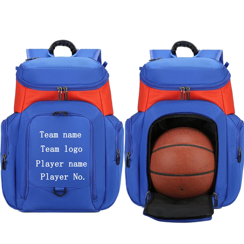 Fashion Design Custom Logo Basketball Backpack Bag Large Capacity Teenager Sport Bag for Girls Boys