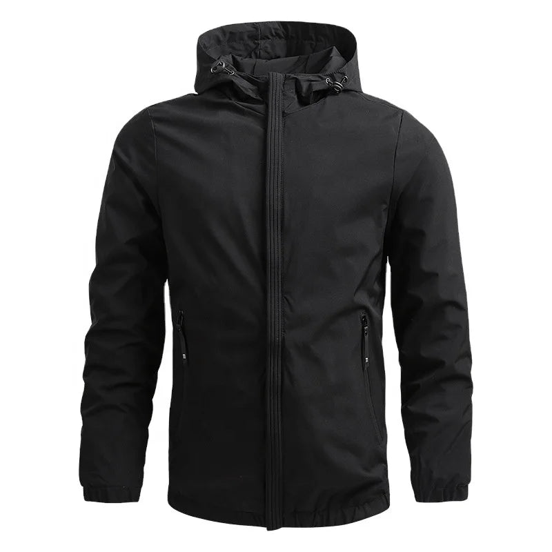 Jacket 2025 Spring and Autumn New Casual Men's Coat Baseball Clothes Hooded Sports Men's Jacket