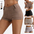 High Quality Women's Cargo Shorts Quick-Drying Slimming Streetwear Breathable Hip Lifting Side Pocket Drawstring Closure for
