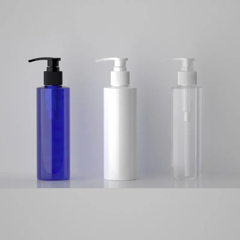 200ml for Clear PET Plastic Lotion Bottle with Pump Sprayer for Cosmetic Skincare Serum and Shampoo Skincare Container Bottles