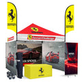 Custom 10X10ft Steel Canopy Trade Show Tent Outdoor Advertising Pop-up Display for Events