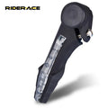 RIDERACE 1 Set Bicycle Steering Handlebar LED Light Bike Handguards LED Warning Lights Universal Hand Guards Cycling Accessories