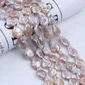 Zhuji Wholesale Baroque Freshwater Loose Natural Pearls 14-19mm Purple Jewelry Third Party Certified 5 Strands MOQ