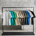 Wholesale 100% Cotton Blank Oversized Tshirt 425g Heavy Weight Custom 3d Logo Men Puff Print Tee T Shirt T-shirt Court Oversize