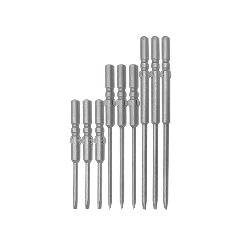 FLYJAN 801 Slotted 5X60mm Electric Screwdriver Bits