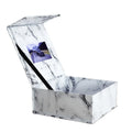 Wholesale Manufacturer Fashion Design White Marbling Printing 7 Inch LCD Screen Packaging Video Gift Box for Marketing Business