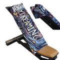 Microfiber Printed Gym Towel Sport Fitness Towel Zipper Pocket Bench Magnetic Custom Logo Suede Sweat Towel Eco-Friendly