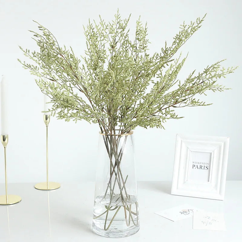 M915 Natural Artificial Flowers Lovegrass Decorative Floral Handmade Bouquet Arrangement Artifical Limonium Flowers