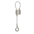 Two-Way Cable Gripper for 3-5mm Steel Wire Rope with Spring Hook Light Lifter