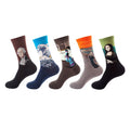 Attractive Price New Type Designer Van Gogh Famous Painting Socks Cute Socks Colorful Art Interesting Winter Socks