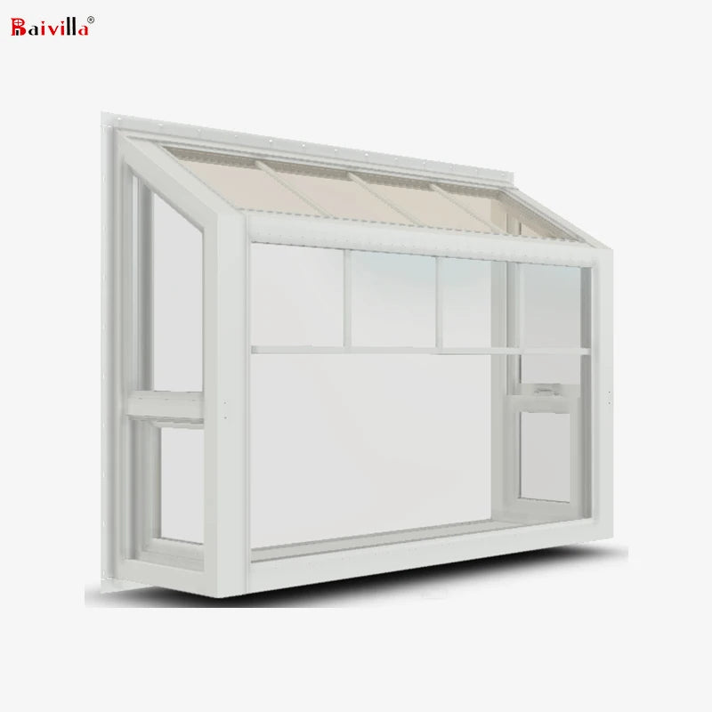 Hot Selling Factory Wholesale Thermal Broken Aluminum Garden Window Wind Rersistant Aluminum Garden Window for Villa House MegaBDM