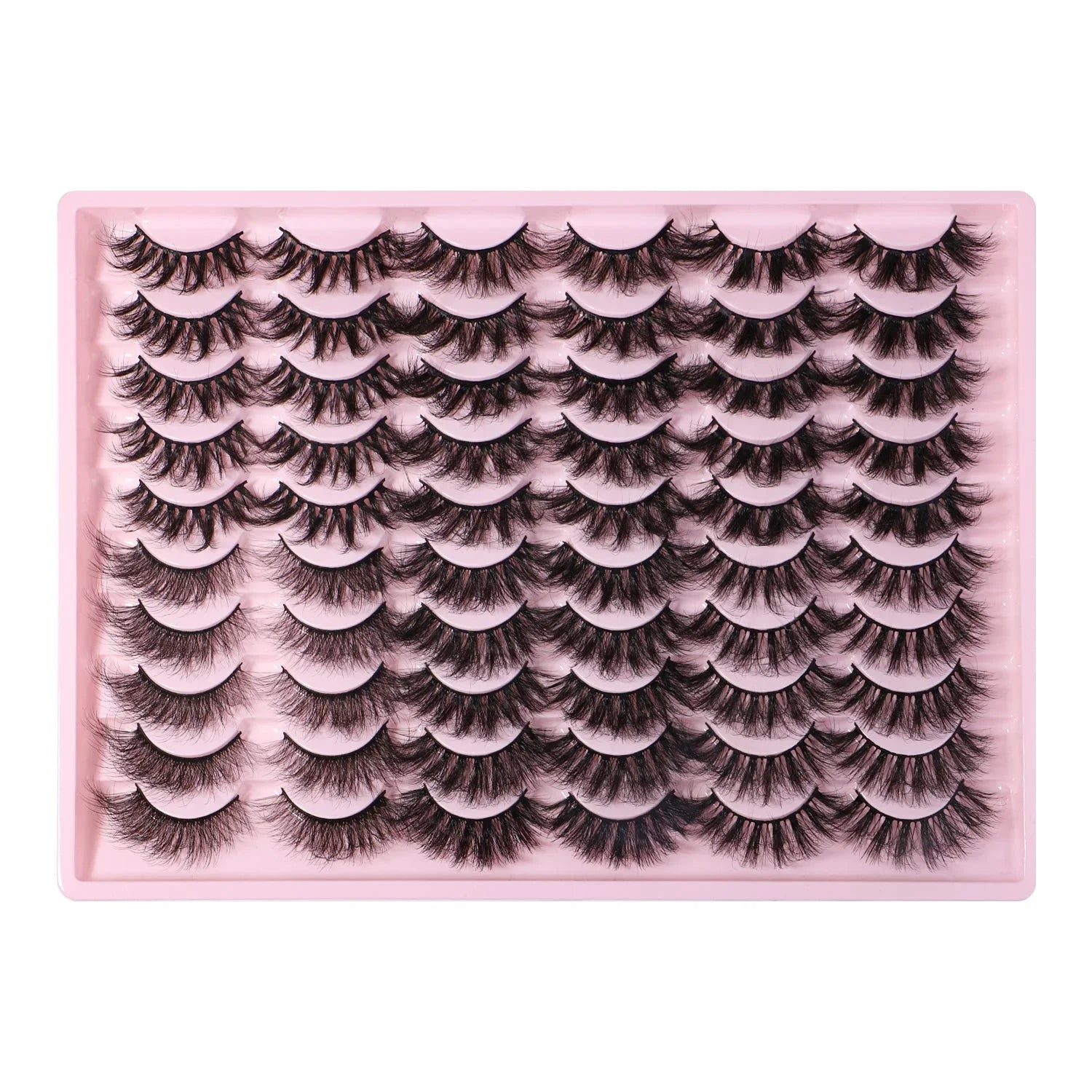 VEYES Top Selling Vegan Fluffy Lash 2023 Natural Band Eyelashes Wholesale Vendor Tapered Wispy 3D Vegan False Faux Mink Lashes