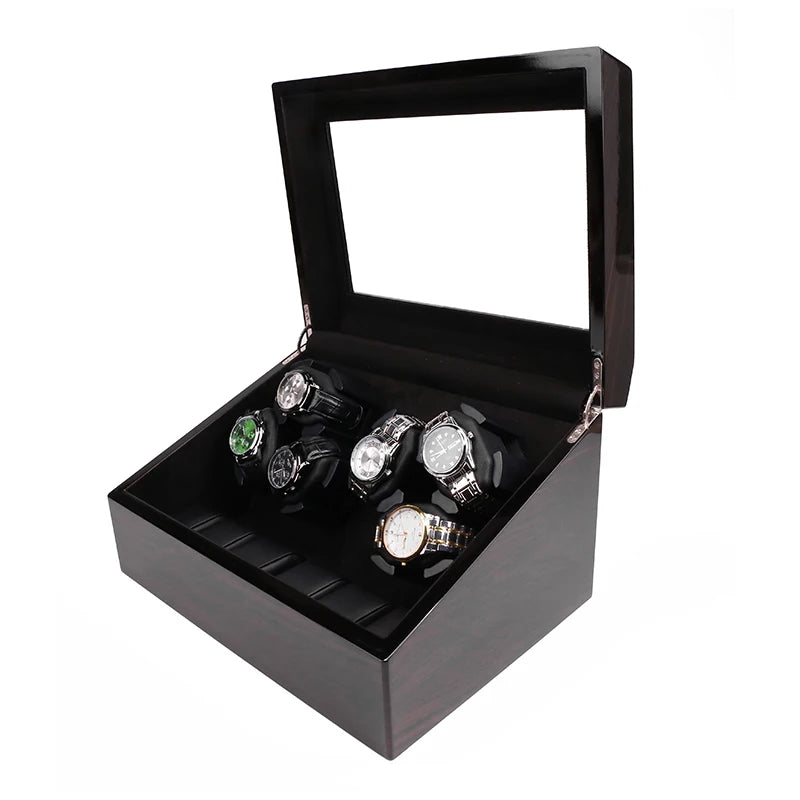 High Quality Wooden Automatic Watch Winder Wholesale Watch Storage Box with Winders
