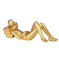 Nordic Reader Abstract Figure Crafts Light Luxury Home Decorations Resin Art Ornaments Resin Crafts for Gifts Office Decor