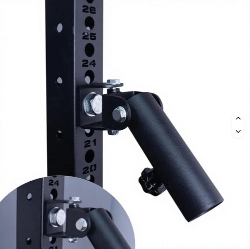0.7 Inch/18mm Hole Heavy-Duty Barbell Landmine Attachment 360 Rotation Landmine Attachment for Barbell T Bar Row Landmine