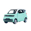 Zhiqu Toys 1:28 Mini Wuling Van Model Cute Alloy Car with Macro Light Sound Door Simulation Hobby Pre-Built Model for Boys