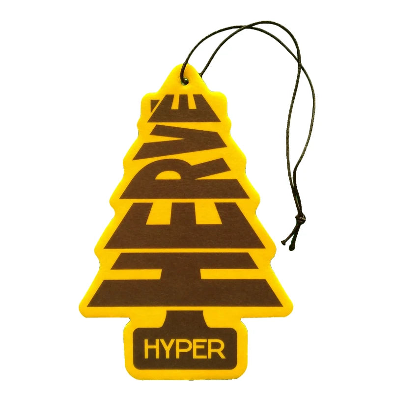 New Long Lasting All Scents Designer Printed Paper Car logo Scented Custom air Freshener for Gift