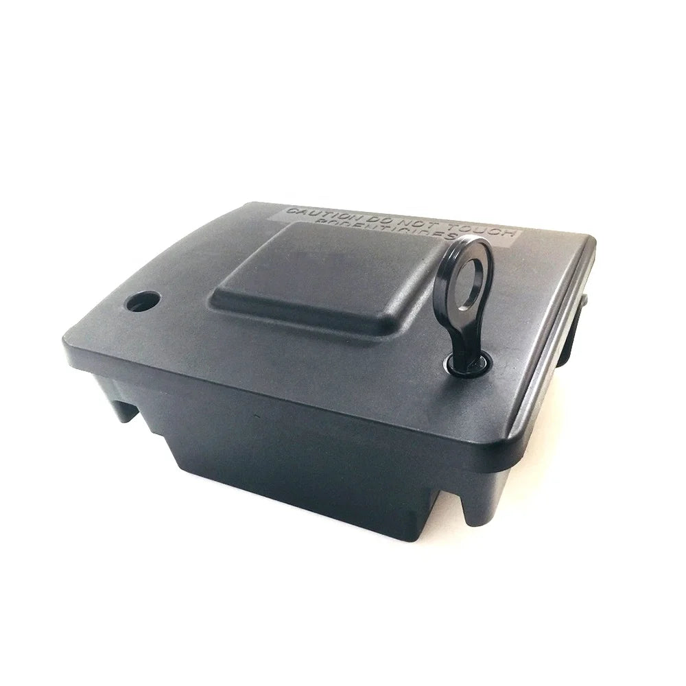 Indoor Outdoor Lockable Solid Plastic Eco-Friendly Rodent Control Box Rat Bait Station Mouse Trap