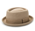 New Wholesale Factory Custom Men Unisex Wool Fedora Hats Warm Black Jazz Short Brim Felt Hat