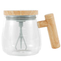 New Products Smart Glass Automatic Electric Mixer Mixing Cup Coffee Milk Magnetic Rotation Self Stirring Coffee Mug With Handle