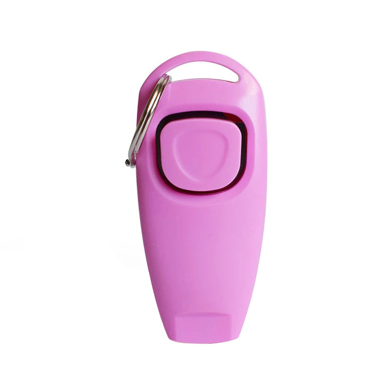 Custom 2 in 1 Dog Clicker & Whistle Set Alloy & Plastic Ultrasonic Training Tool for Dogs Agility & Potty Training