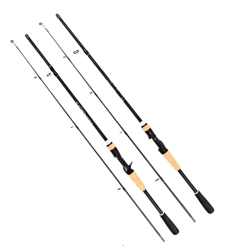 Wholesale High Carbon 1.8-2.1m ML Action 2 sections Spinning Casting Fishing Rod Fishing Pole Dropshipping
