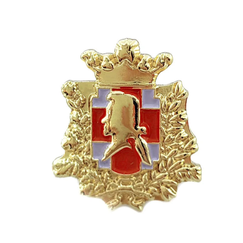 Custom Metal Factory Alloy Baking Lacquer Corporate Soft Enamel Badges