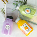 In stock empty round 250ml plastic bottle for portable cold pressed juice