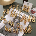 Wholesale Fashion Vintage Earrings for Women Big Geometric Statement Metal Drop Earrings Trendy Earings Jewelry Accessories