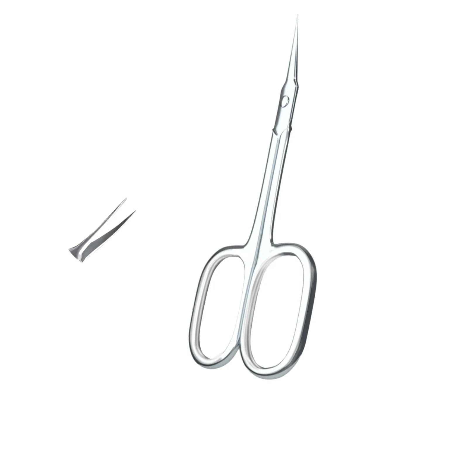 Premium Stainless Steel Multi-Purpose Manicure Scissors with Curved Blade for Nail Art Beauty Tool