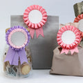 High Quality Birthday Decoration Personalised Ribbon Award Ribbon Pom Pom Bow Wide Single Side Double Sides Polyester Satin