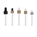 13/410 15/415 18/410 20/410 24/410 Gold Aluminum Collar Dropper Essential Oil Dropper for Glass Bottle