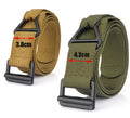 Men's Tactical Belt 1.5inch  Rigger Belt Utility Nylon Web Waist Work Belt for Men with V-ring Quick-Release Buckle