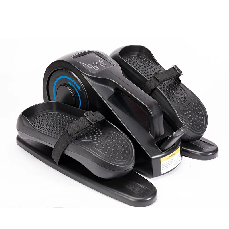 Mini Pedal Exerciser Twist Stepper Elliptical Trainer Electric Remote Control Quiet Compact Home Use Fitness Machine 25kg Max