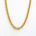 Fenny Wholesale 18K PVD Plated Waterproof Permanent Minimalist Basic Stainless Steel Choke Chain Necklace for Women