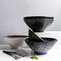Custom 7 Inch 8 Inch 9 Inch Japanese Porcelain Ceramic Udon Soba Pho & Ramen Bowls Disposable Noodle & Cereal Serving Bowls
