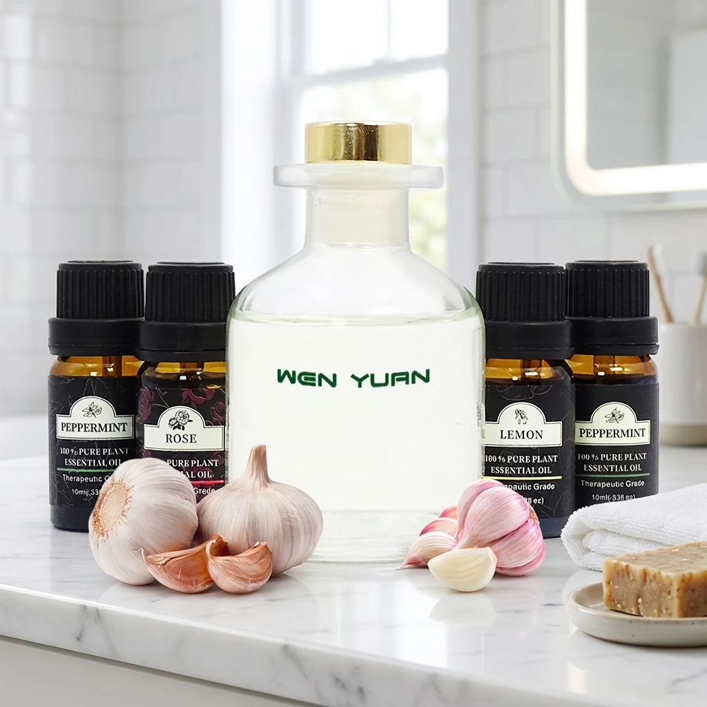 Bulk Pure Garlic Essential Oil 100% Natural Allium Sativum for Food Flavoring Agriculture MSDS COA Certified Manufacturer Supply