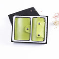 Guangzhou Manufacturer Pu Leather  Women Wedding Card Holder Bag Key Wallets Gift Box Items Set
