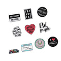 Colorful Cool Socially Awkward Enamel Brooch for Anti Social Club Social Anxiety Pin