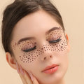 Custom OEM Tattoos Freckles Hollowed Out Stencil Face Stickers Makeup Facial Templates Beginner Make up Tools