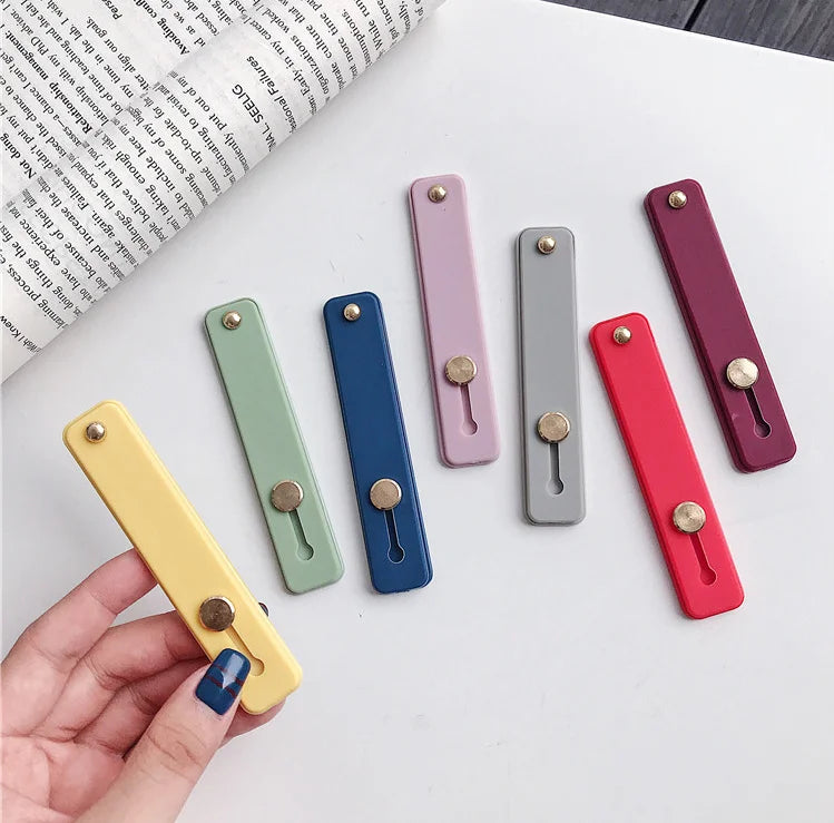 2025 Finger Ring Grip Mobile Phone Holder Stand Push Pull Sticker Paste Universal Hand Band Phone Holder Bracket PVC Opp Bag 15g