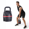 New Gym Fitness Adjustable Kettlebell 6 Weight Levels 40 Lbs 18 Kgs Quickly Free Weights Kettle Bell